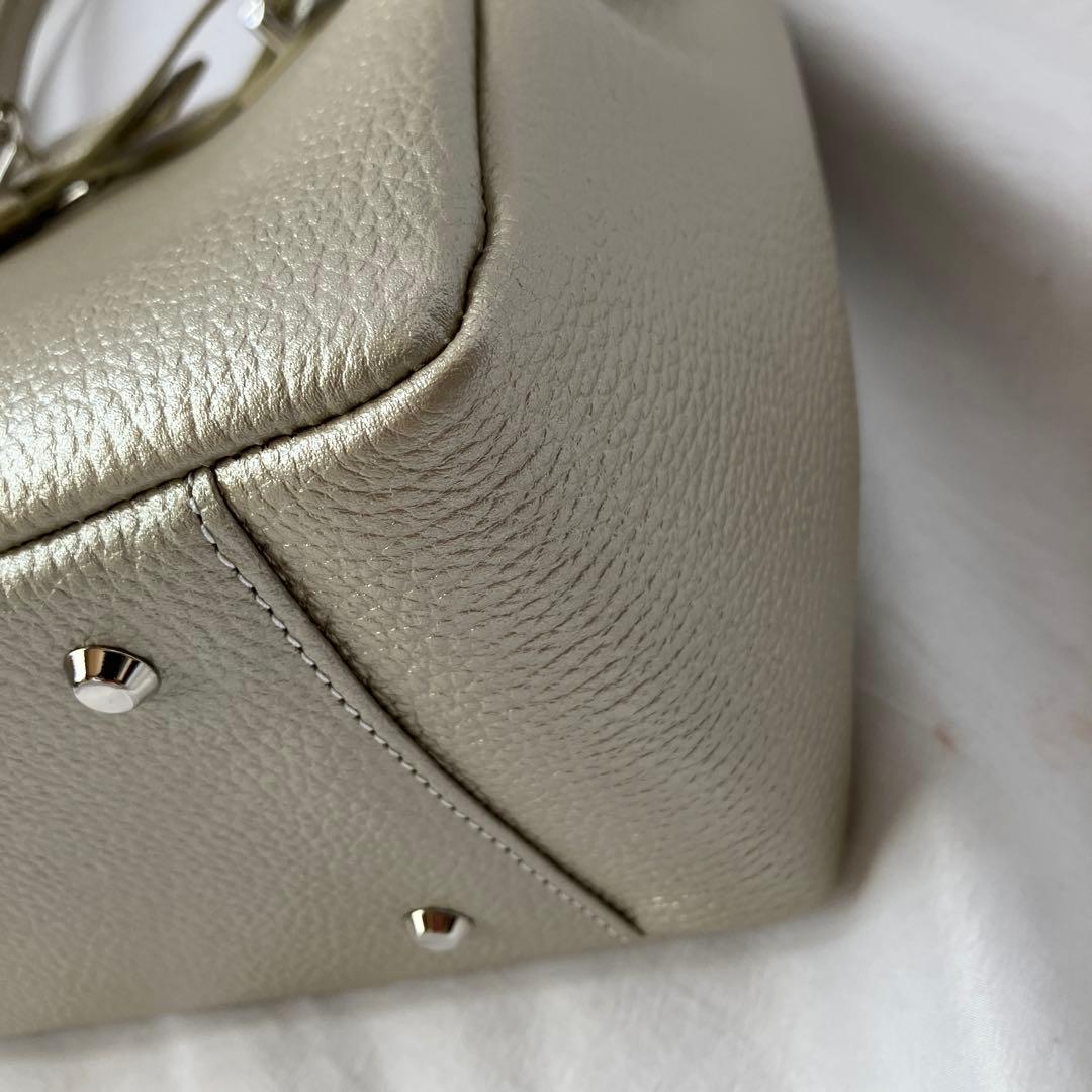 〈美品〉傅濱野 トートバック　ハンドバッグ ミーティア　レザー