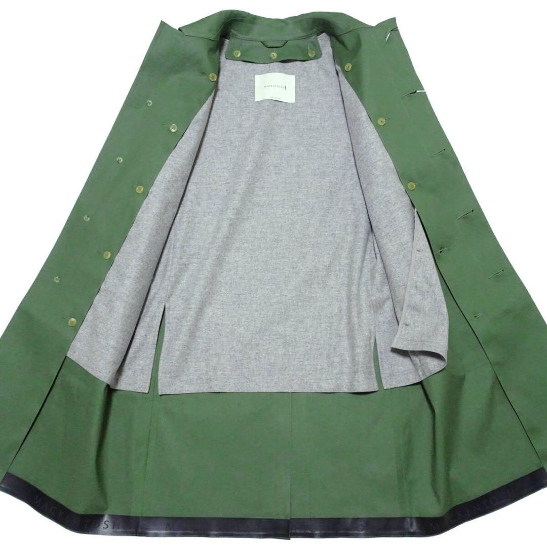MACKINTOSH DUNKELD ゴム引きステンカラーコート36/18.5万