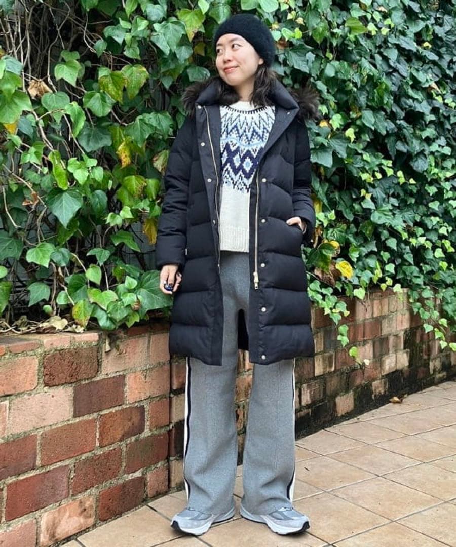 B:MING by BEAMS 河田 ロング ダウンコート　ブラック　Lサイズ