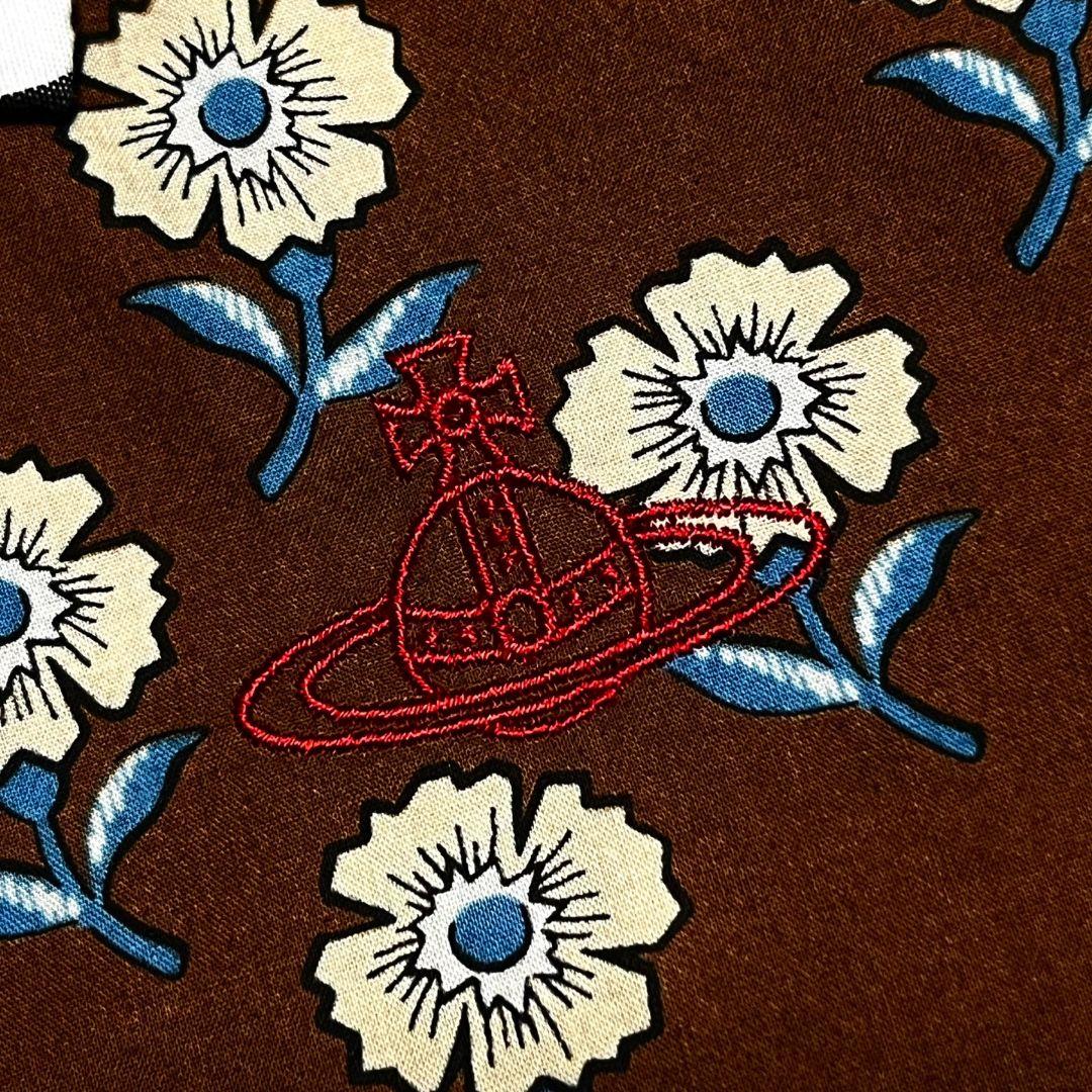 【現行品】【00】Vivienne Westwood 変形 切り替え 花柄シャツ