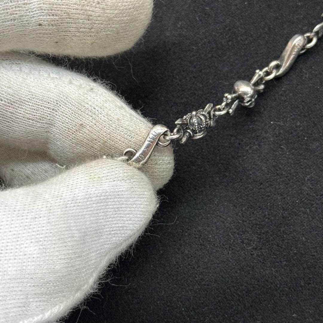 極美品✨ジャスティンデイビス ダブルクロス ブレスレット シルバー