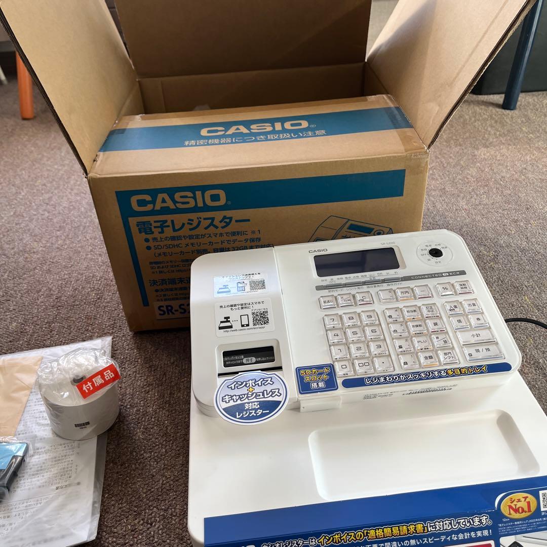 新品未使用 カシオ レジスター SR-S200-EX-WE