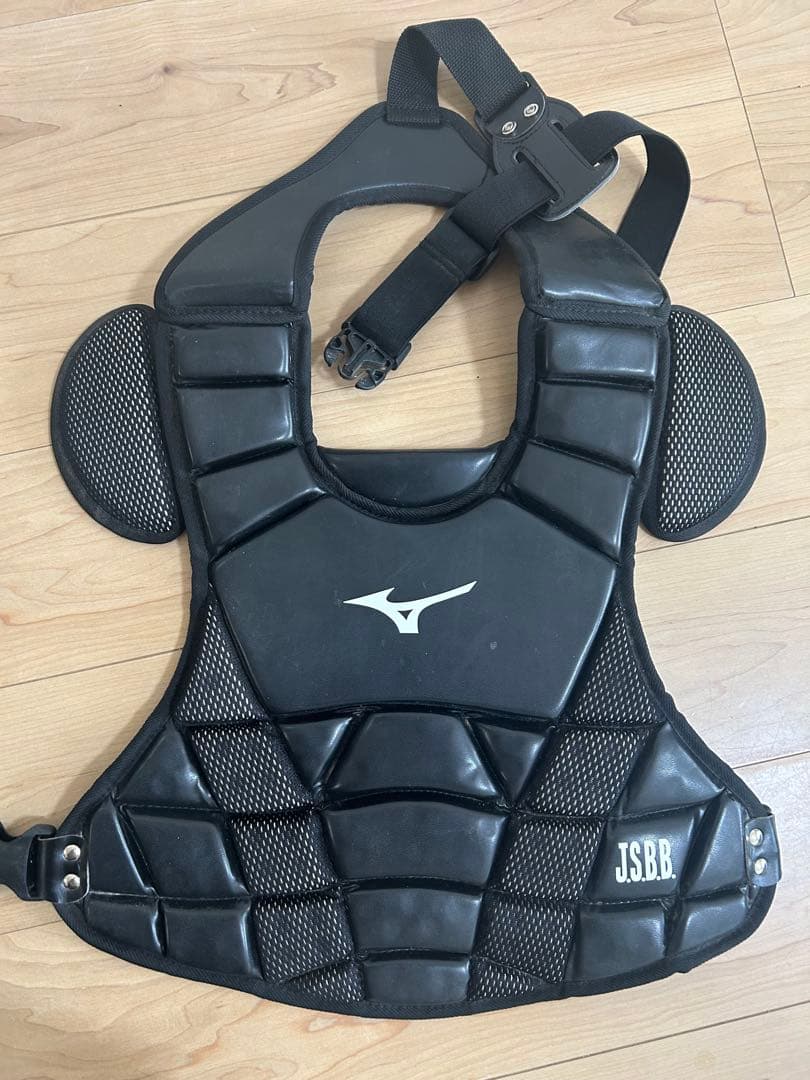 Mizuno キャッチャー防具5点セット ブラック　少年軟式用S