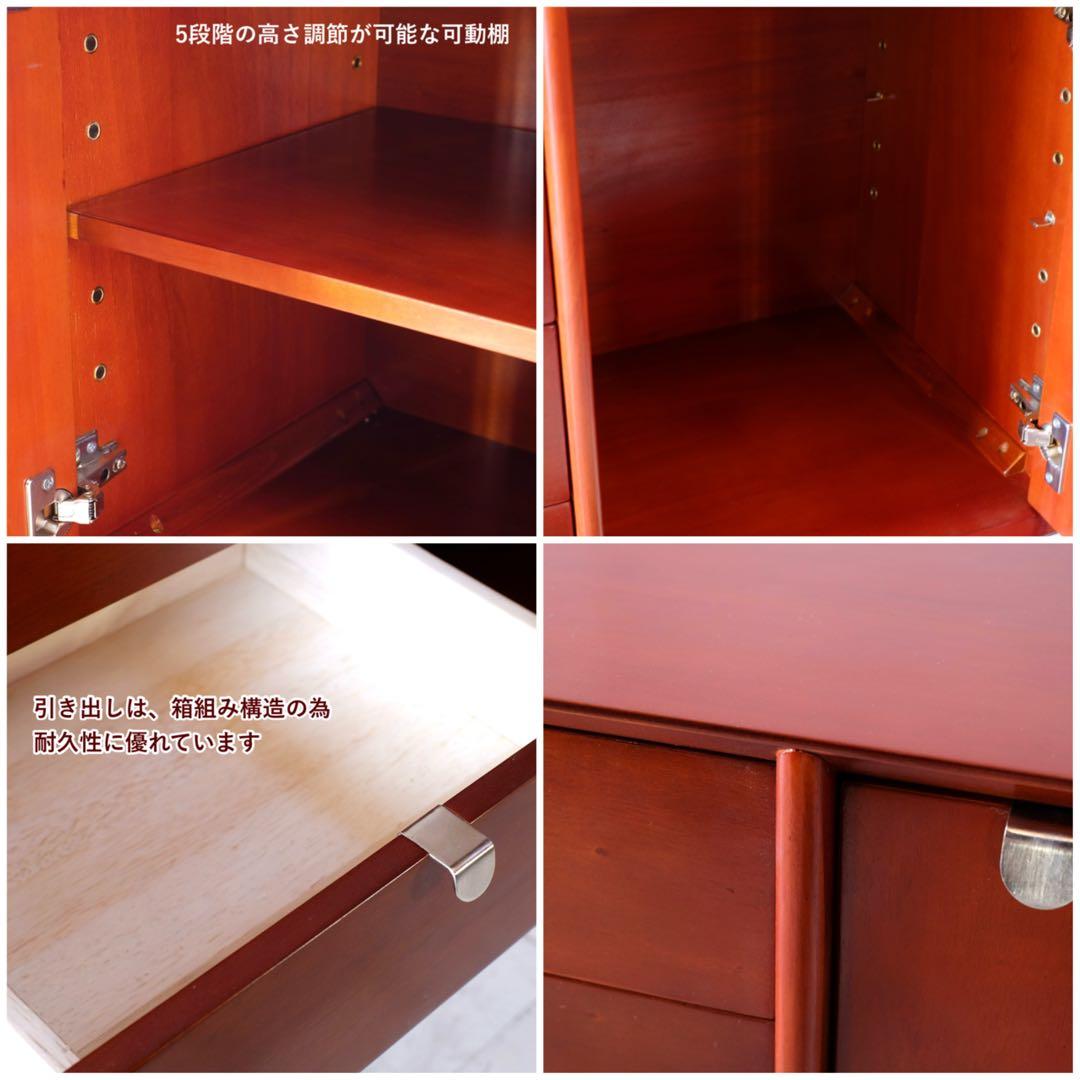 F 新品 160cm リビングボード キャビネット 北欧 ホテル仕様 収納