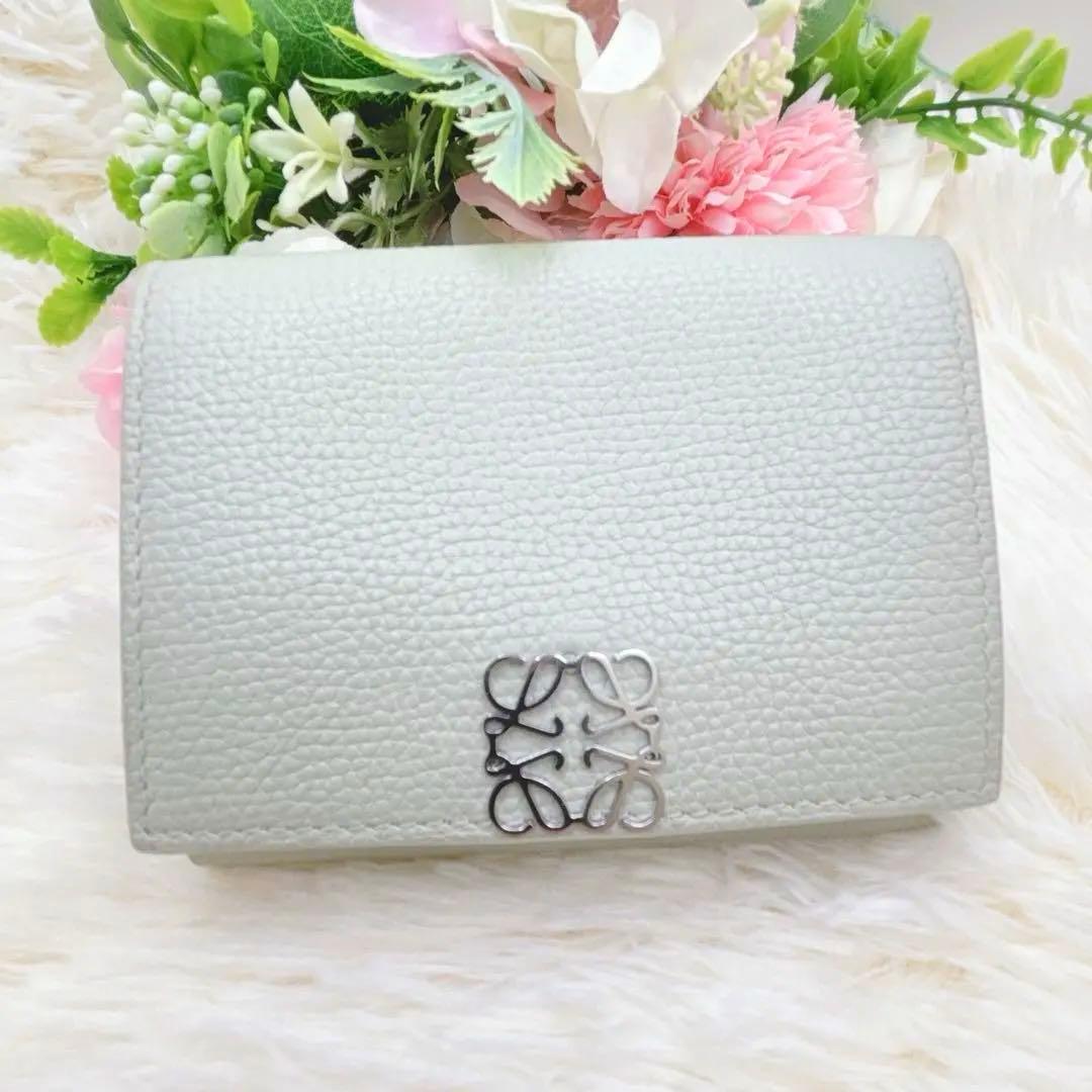 極美品✨LOEWE アナグラム トライフォールド ウォレット 三つ折り財布