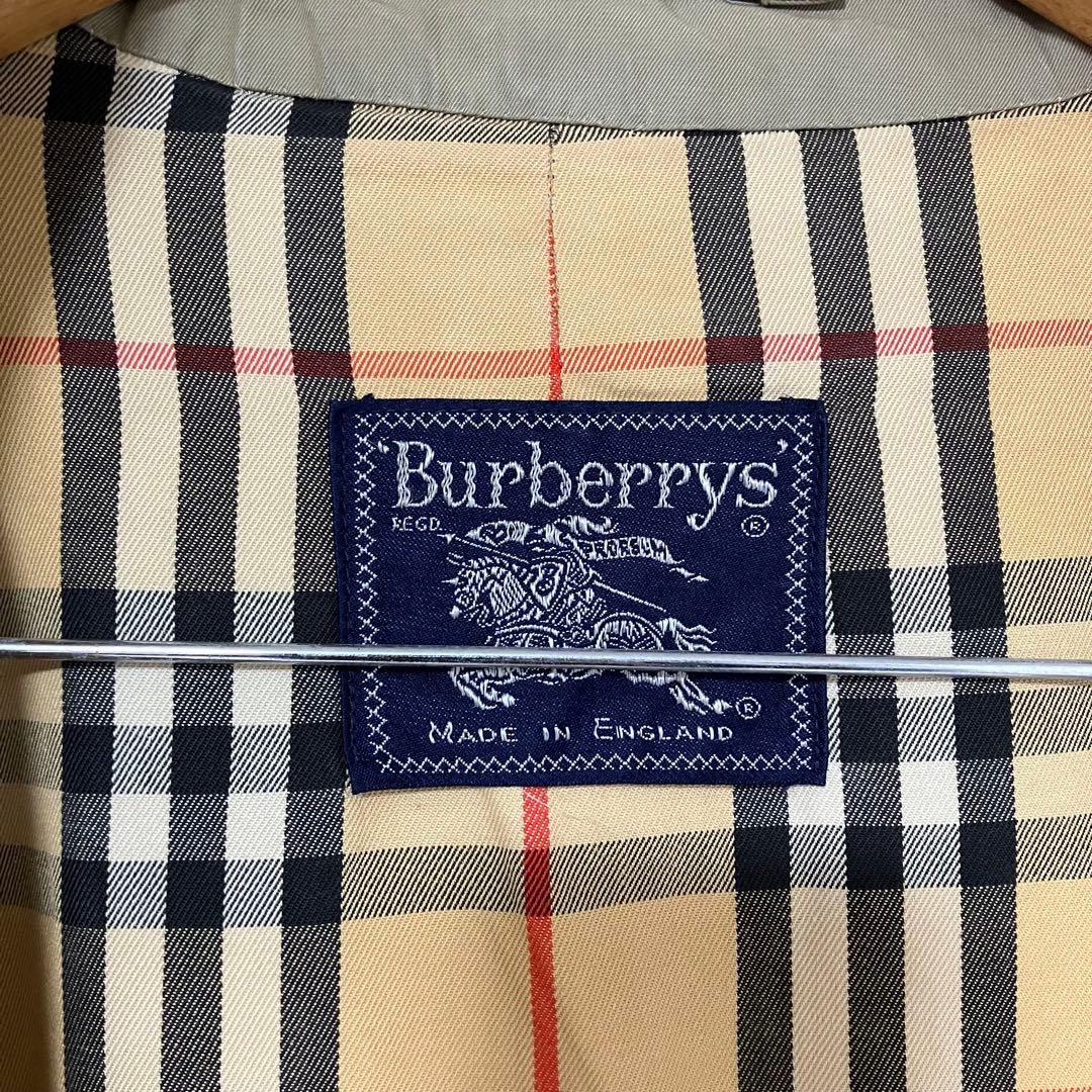 Burberrys バーバリー 一枚袖 ステンカラーコート カーキ 玉虫色