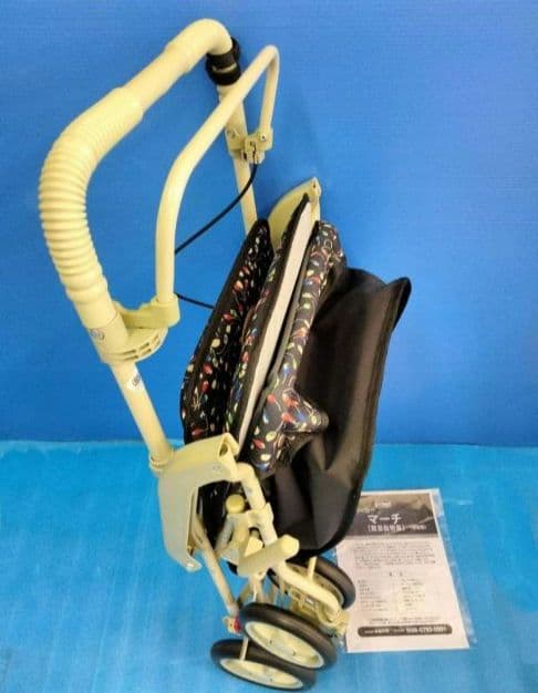 美品 島製作所 シルバーカー 手押し車 マーチS 座れる