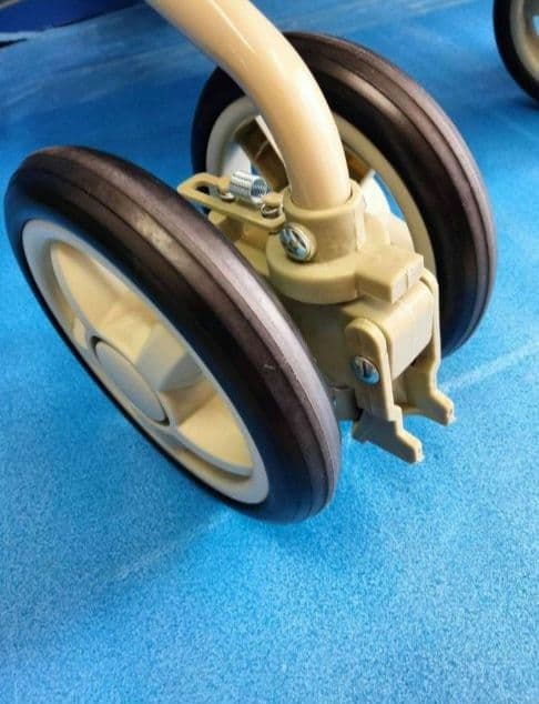 美品 島製作所 シルバーカー 手押し車 マーチS 座れる