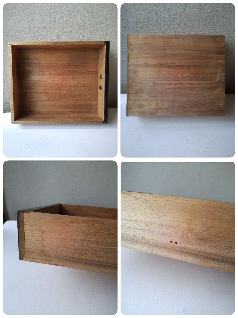 木製 小物入れ 道具入れ 小物収納 裁縫箱 道具箱 レトロ