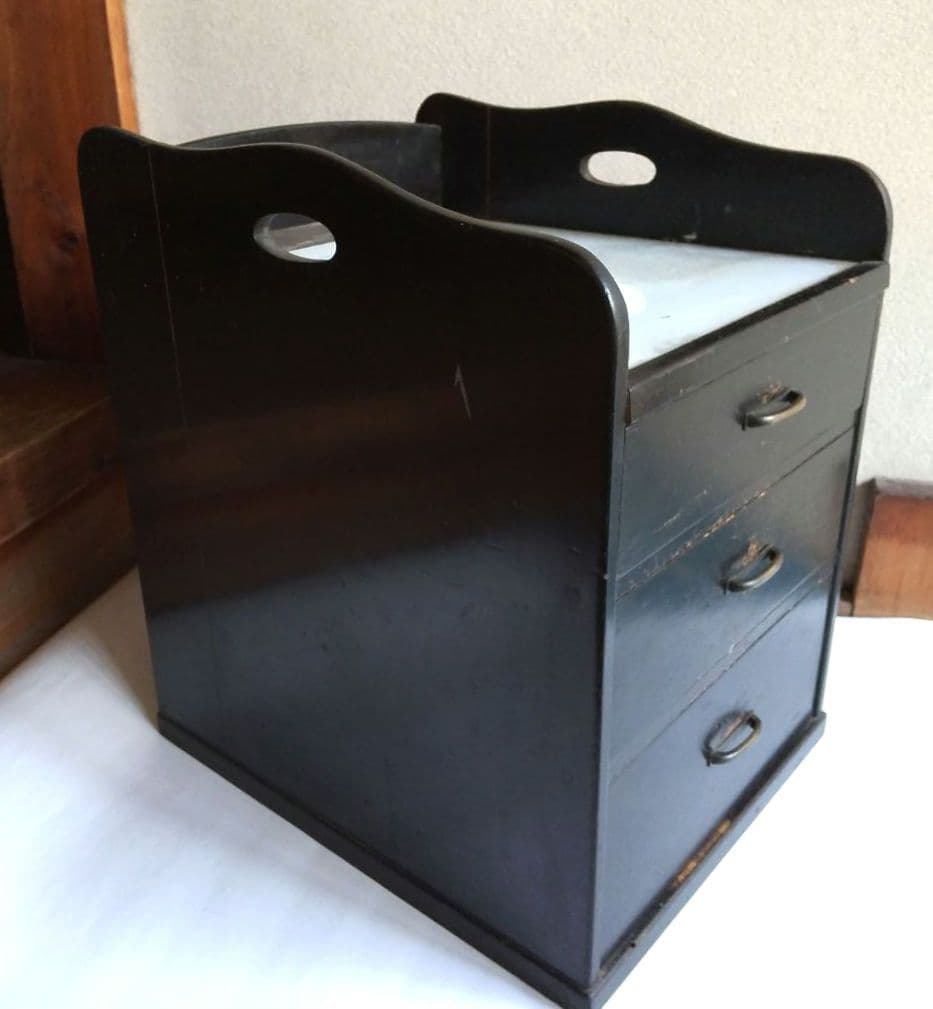 木製 小物入れ 道具入れ 小物収納 裁縫箱 道具箱 レトロ