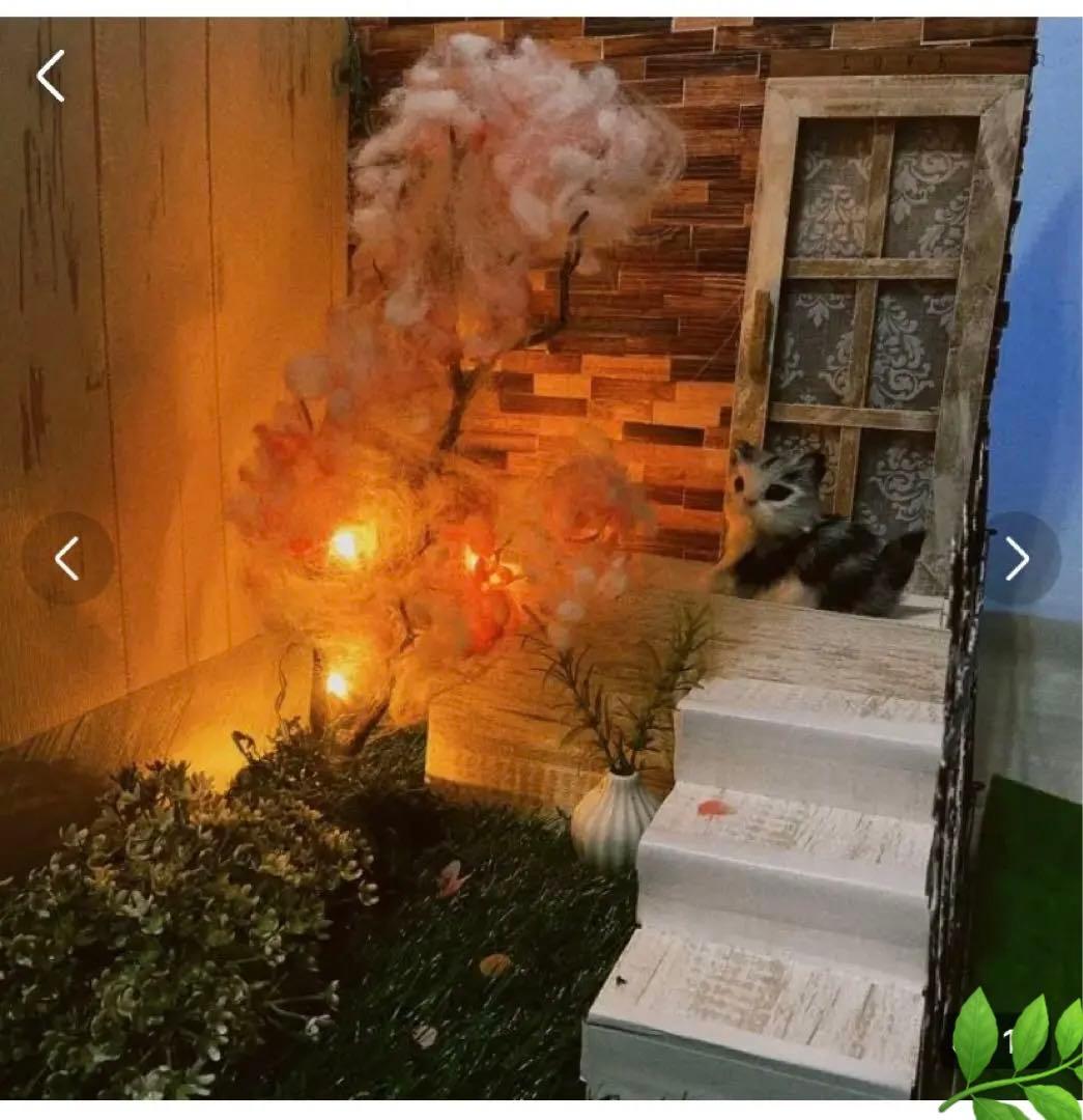 桜　ガーデン　大　高さ38cm ドールに　ジオラマ