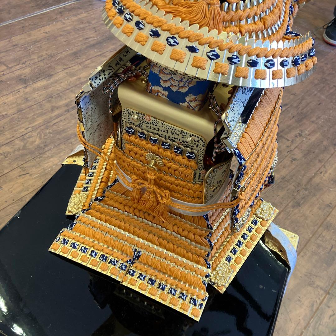 昭和レトロ 雄山作 金箔押 甲子之金 大鎧 12号 鎧兜 甲冑 鎧飾り 五月人形