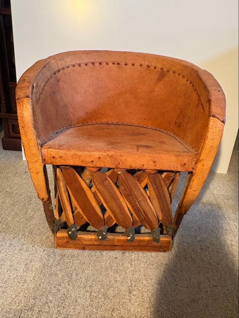 エキパルチェア　アンティーク　メキシコ民芸品　帝王の椅子　EQUIPALE