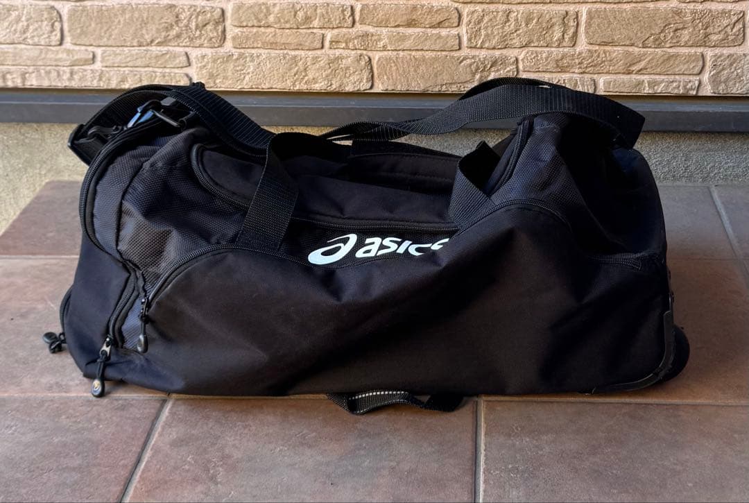 希少　美品　アシックス 3way キャリーボストンバッグ　大容量　90L