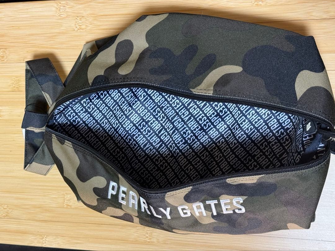 uga　パーリーゲイツ シューズケース カモフラージュ 迷彩柄