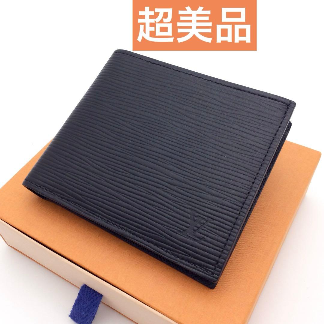 ルイヴィトン エピ 財布 黒 ブラック ノワール ポルトフォイユ マルコ 新型