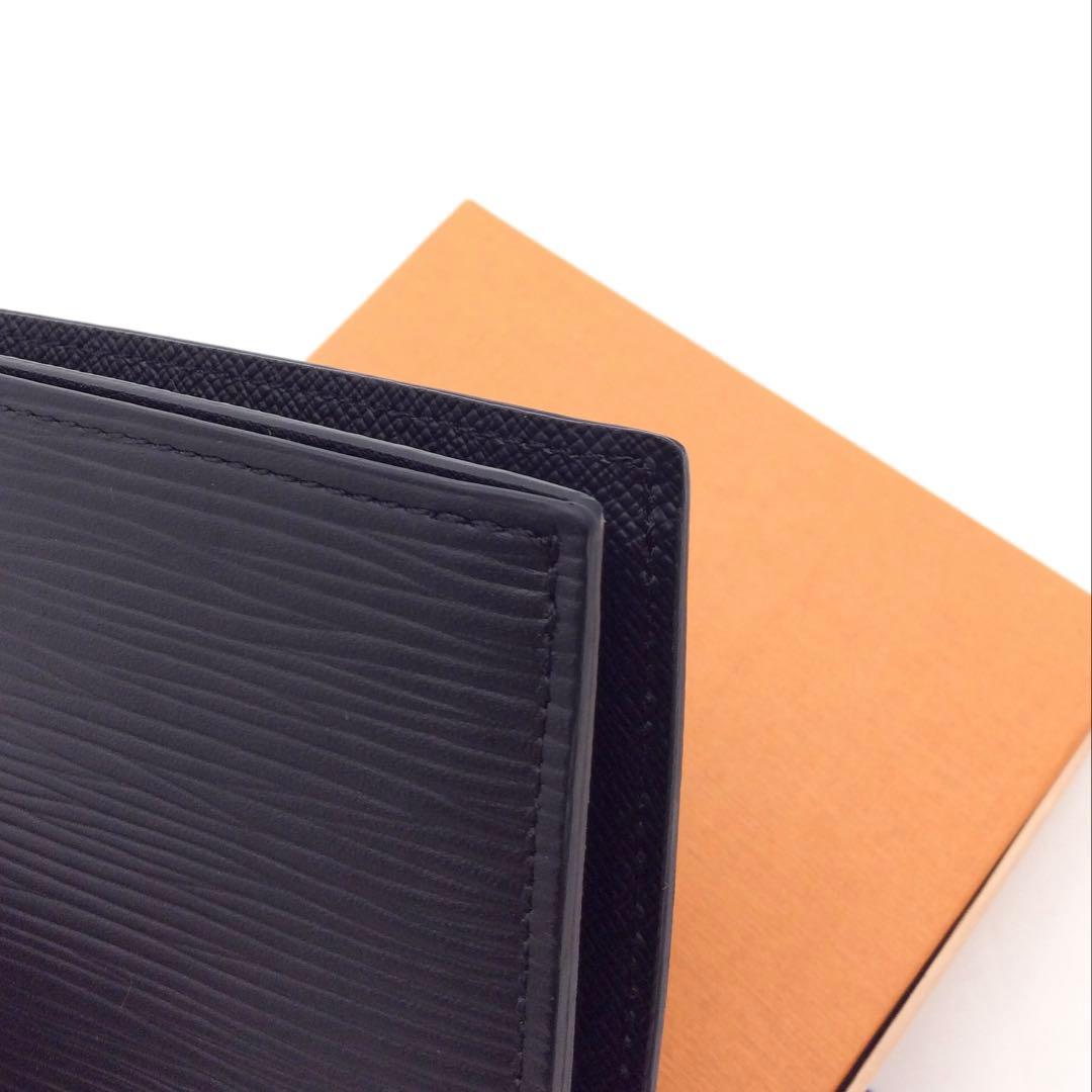 ルイヴィトン エピ 財布 黒 ブラック ノワール ポルトフォイユ マルコ 新型