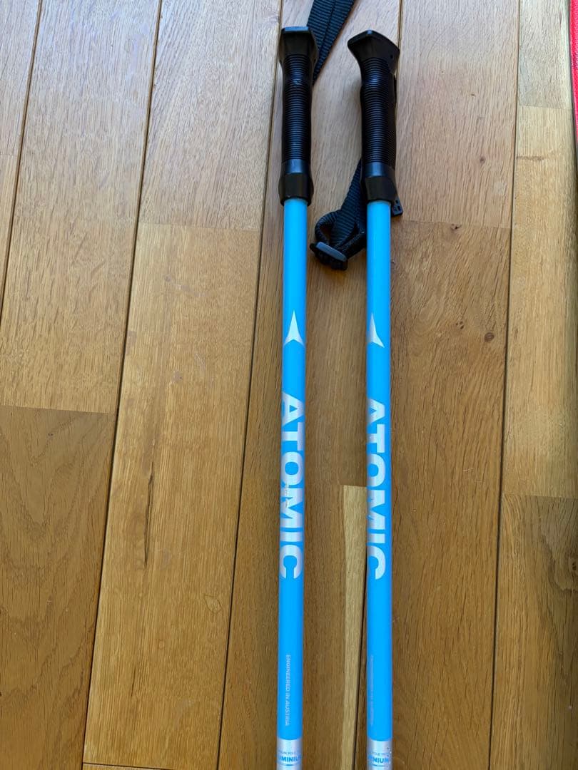 FISCHER FS4 110cm スキー板、ストック付き