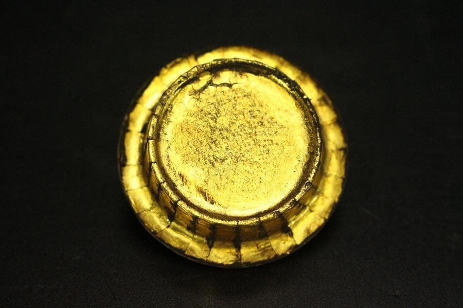 古美術 茶道具 織部 時代 茶入 良蓋(A773)