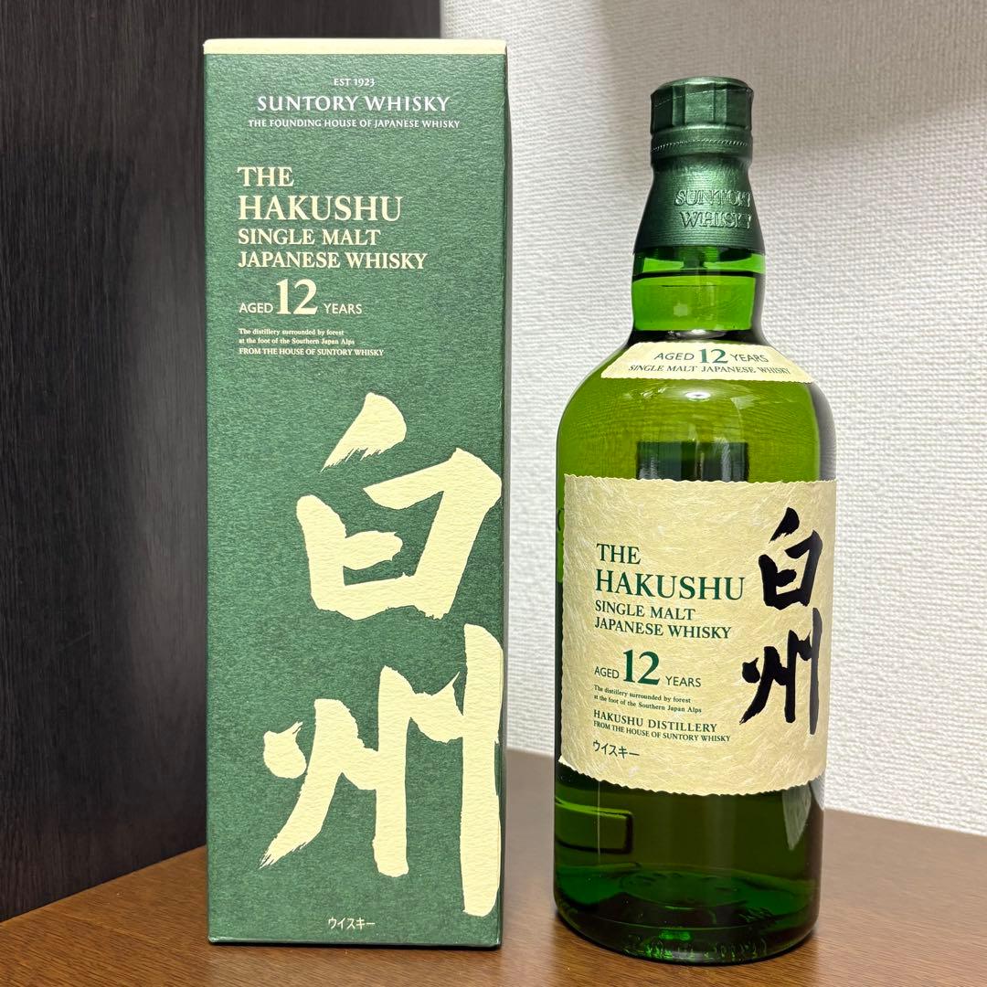 サントリー　白州１２年　シングルモルト700ml箱付き 1本