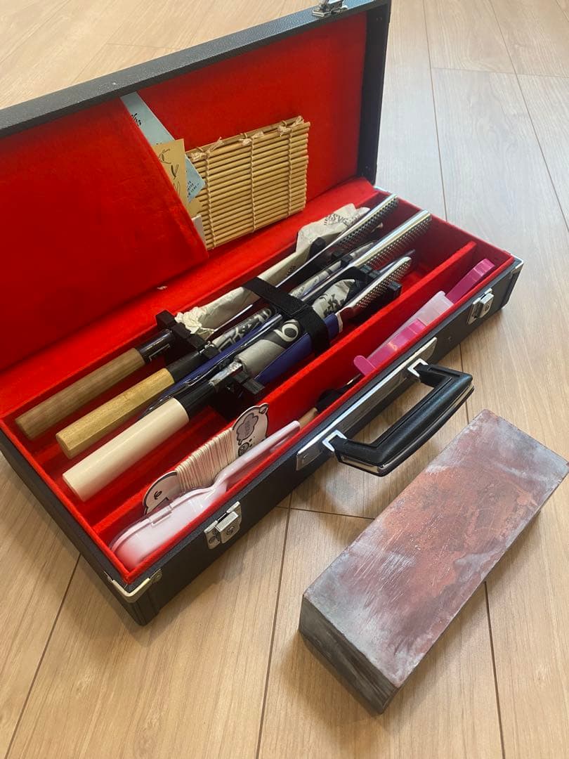 うみ58。包丁セット　ケース付き