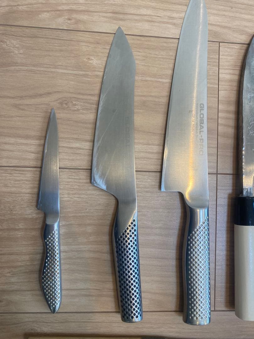 うみ58。包丁セット　ケース付き