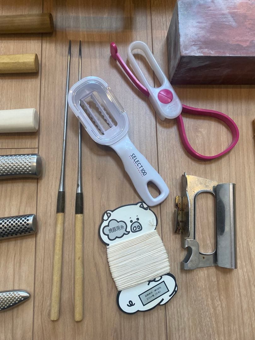 うみ58。包丁セット　ケース付き