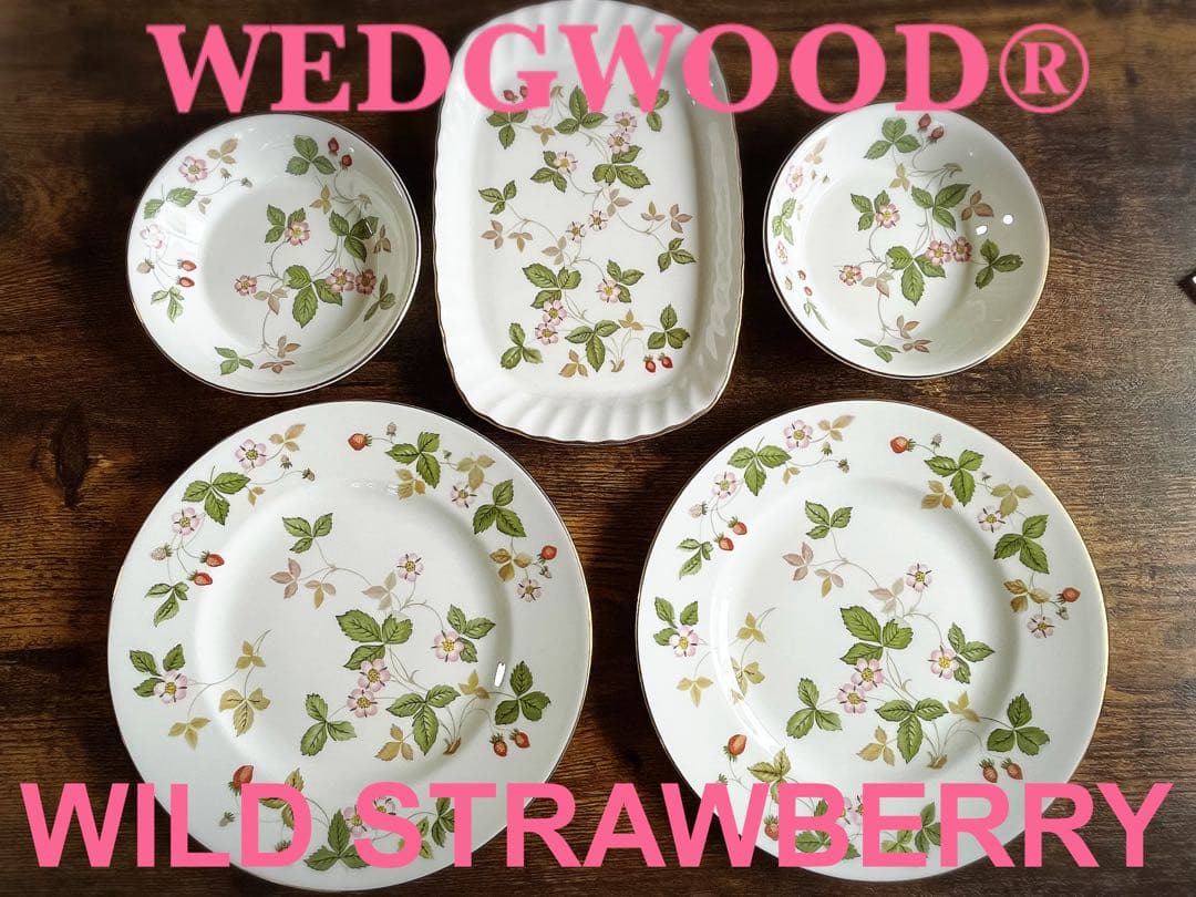  WILD STRAWBERRY 食器セット 5点