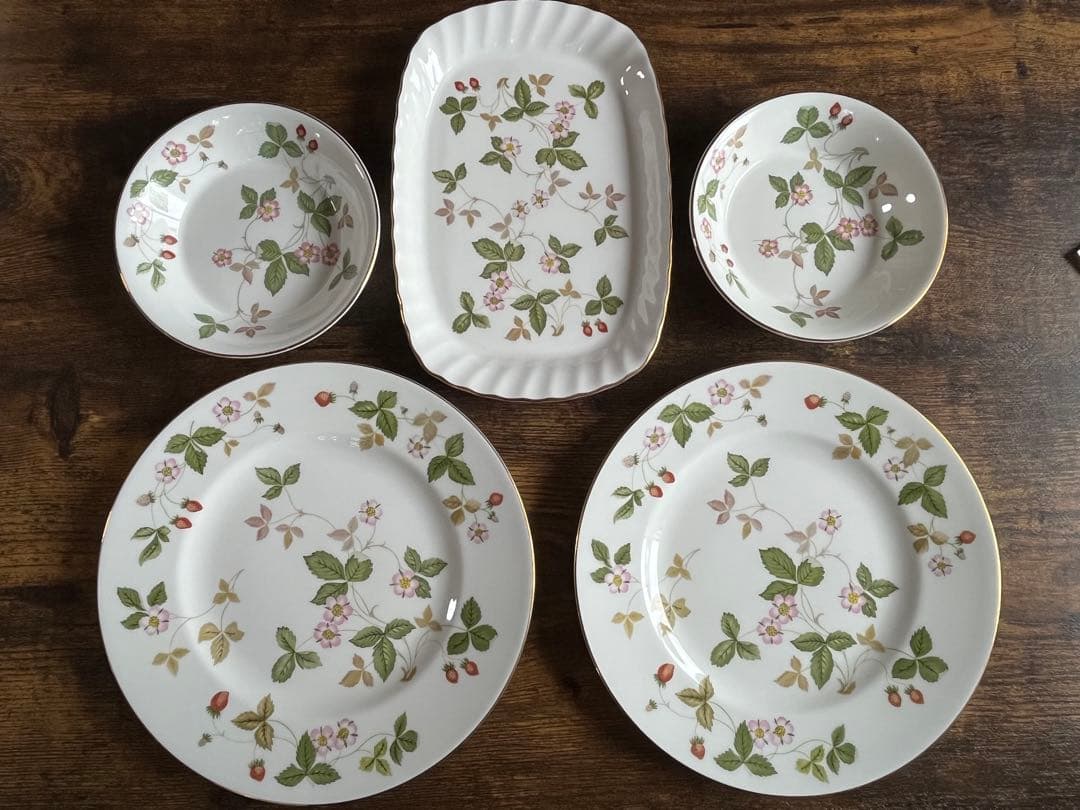  WILD STRAWBERRY 食器セット 5点