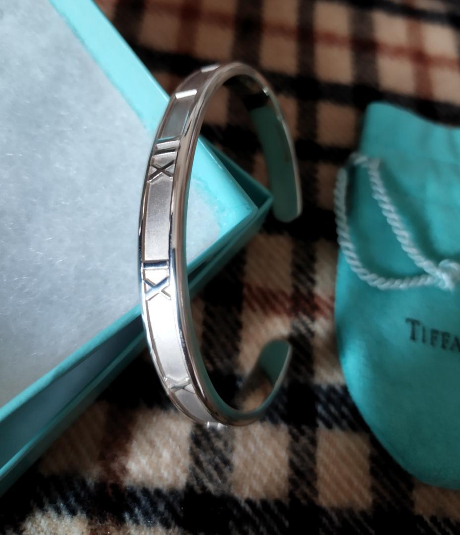 ティファニー アトラス バングル　ラージサイズ　美品