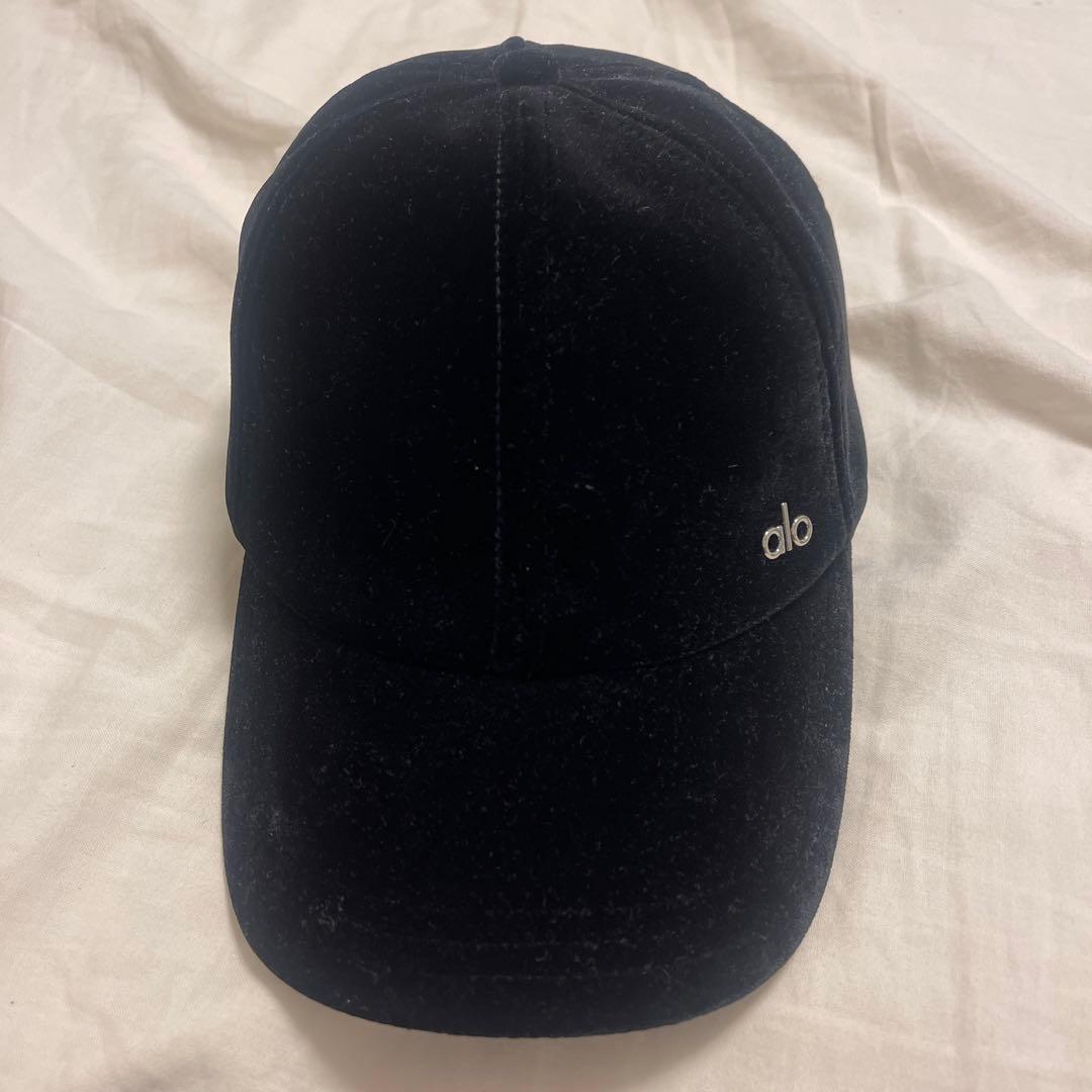 新品未使用　Alo ベロアキャップ