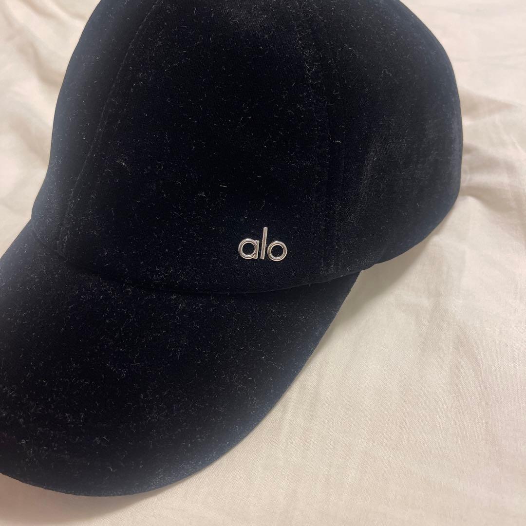 新品未使用　Alo ベロアキャップ