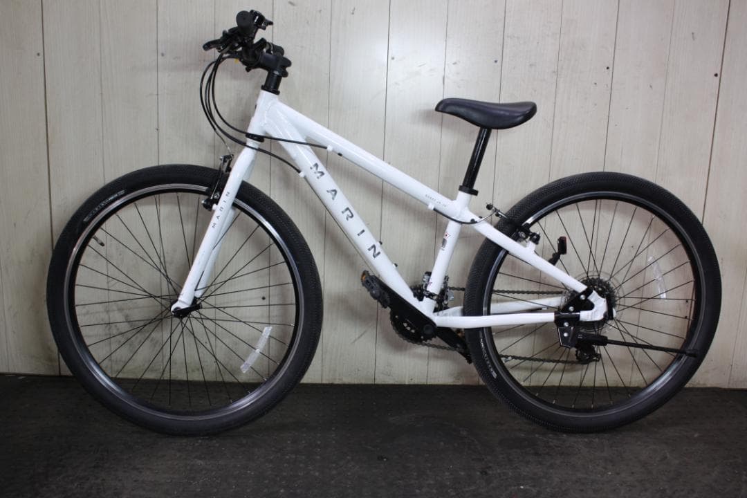 MARIN DONKY JR26アルミ2X7S 330mm 子供用本格MTB 白