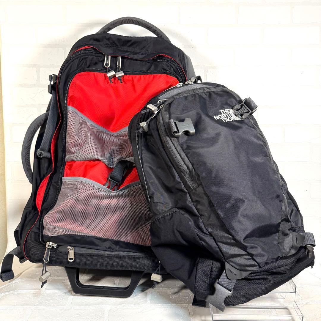 美品THE NORTH FACE ザ・ノースフェイスキャリーバック多機能使用可