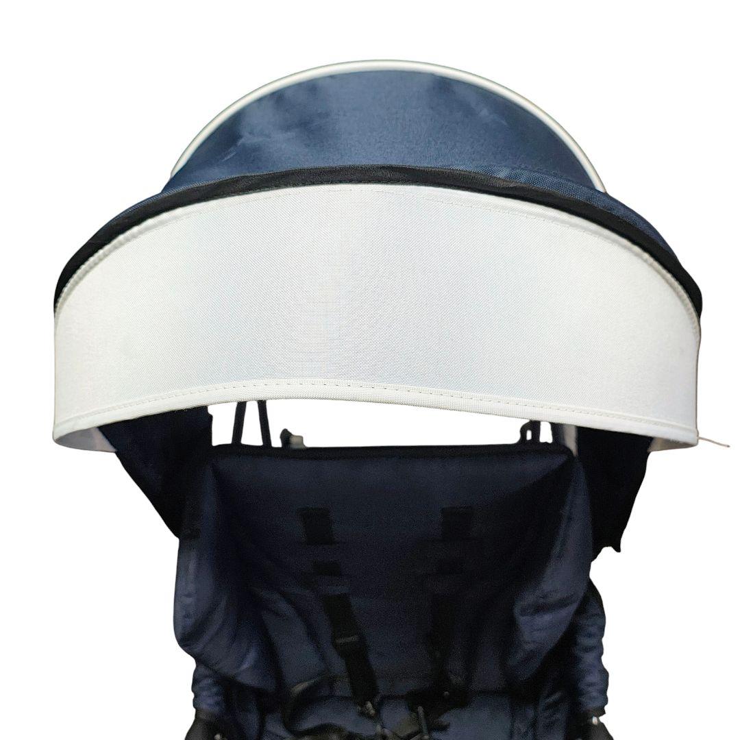 【送料無料】雨カバー　カトージ　2人でゴー　ネイビー　二人乗りベビーカー