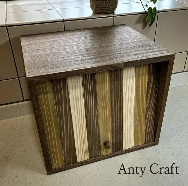 【サイズオーダー可】大容量のブレッドケース　スパイスラック　キッチン収納　完成品