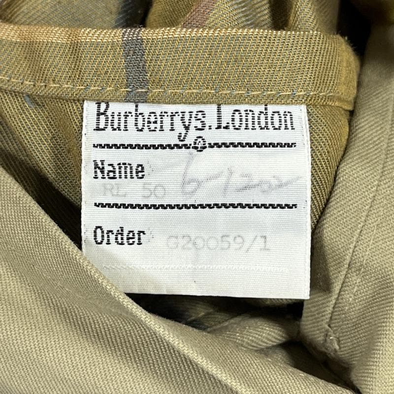 バーバリーズ/60s～70s/SOR別注/イングランド製/トレンチコート