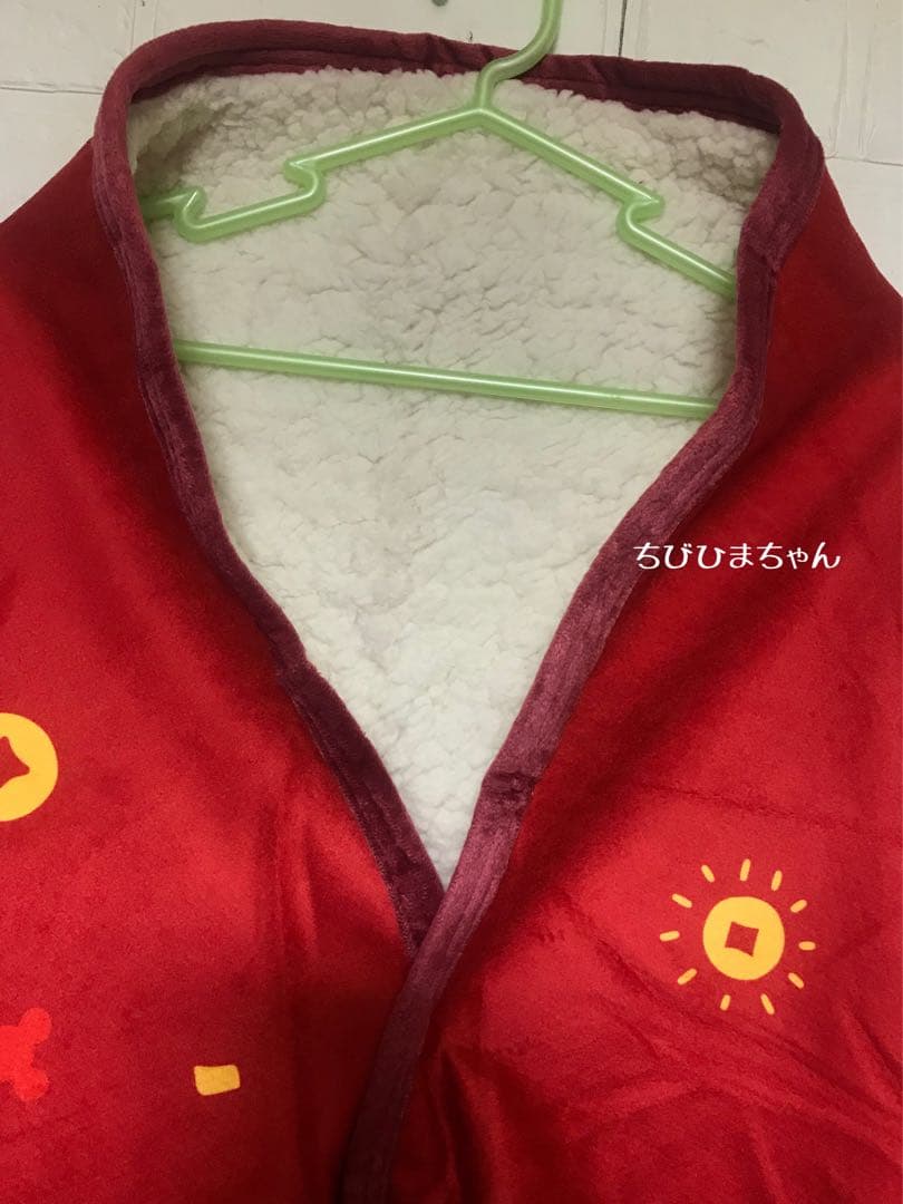 上海ディズニーランド♥ダッフィー&フレンズ♡旧正月 2wayブランケット♥赤 牛