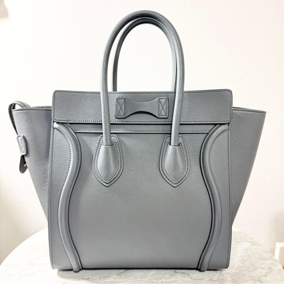 【Louise❤︎ 】CELINE ラゲージ マイクロショッパー ライトブル