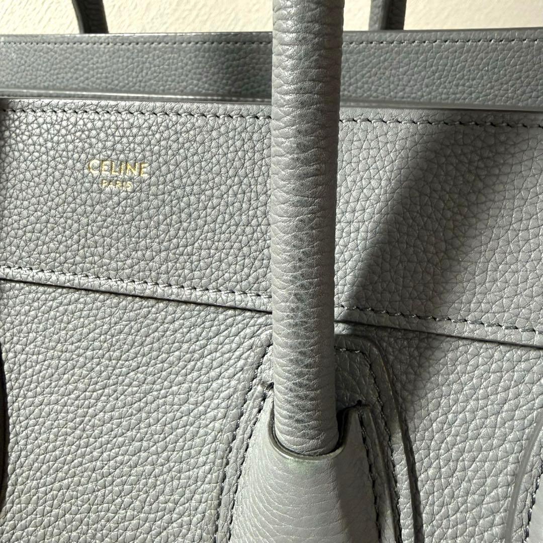 【Louise❤︎ 】CELINE ラゲージ マイクロショッパー ライトブル