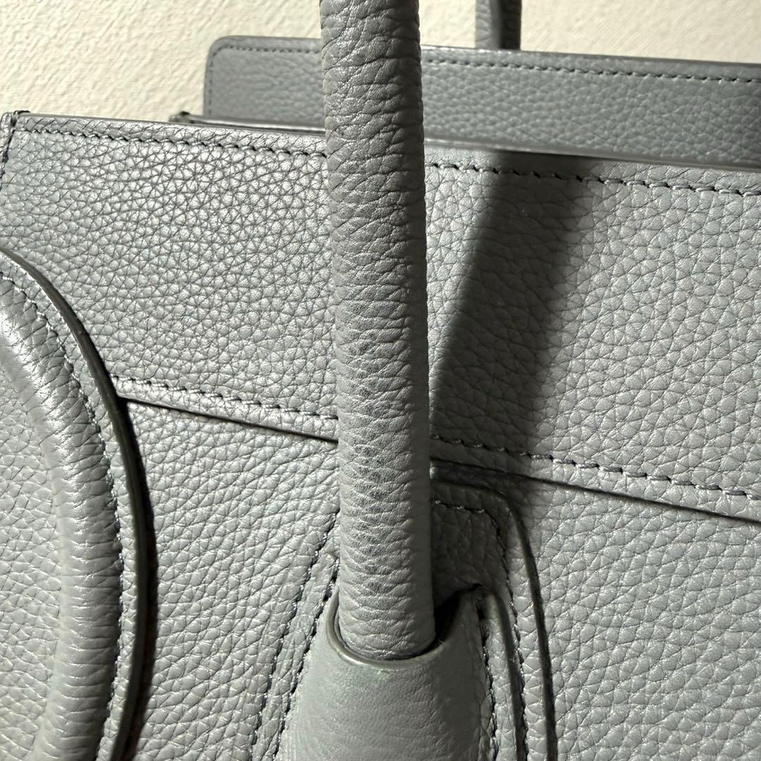 【Louise❤︎ 】CELINE ラゲージ マイクロショッパー ライトブル