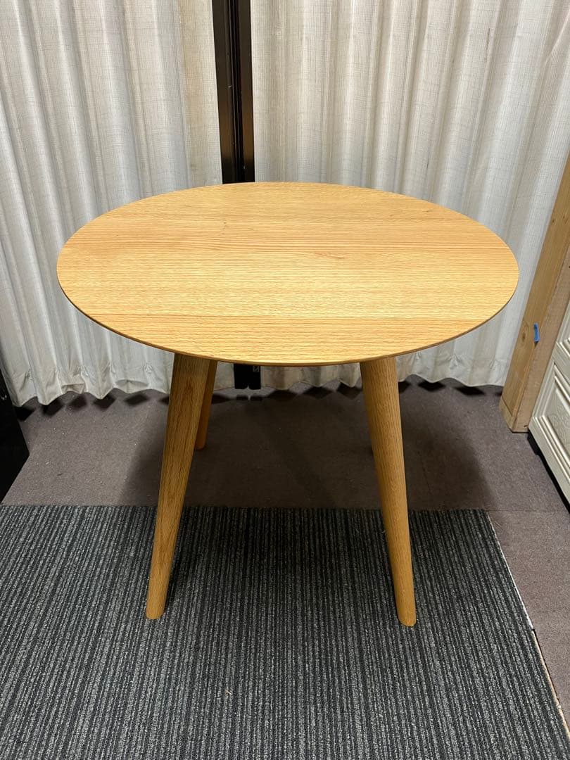 F1【used】柏木工 サイドテーブル JYT49A (オーク)