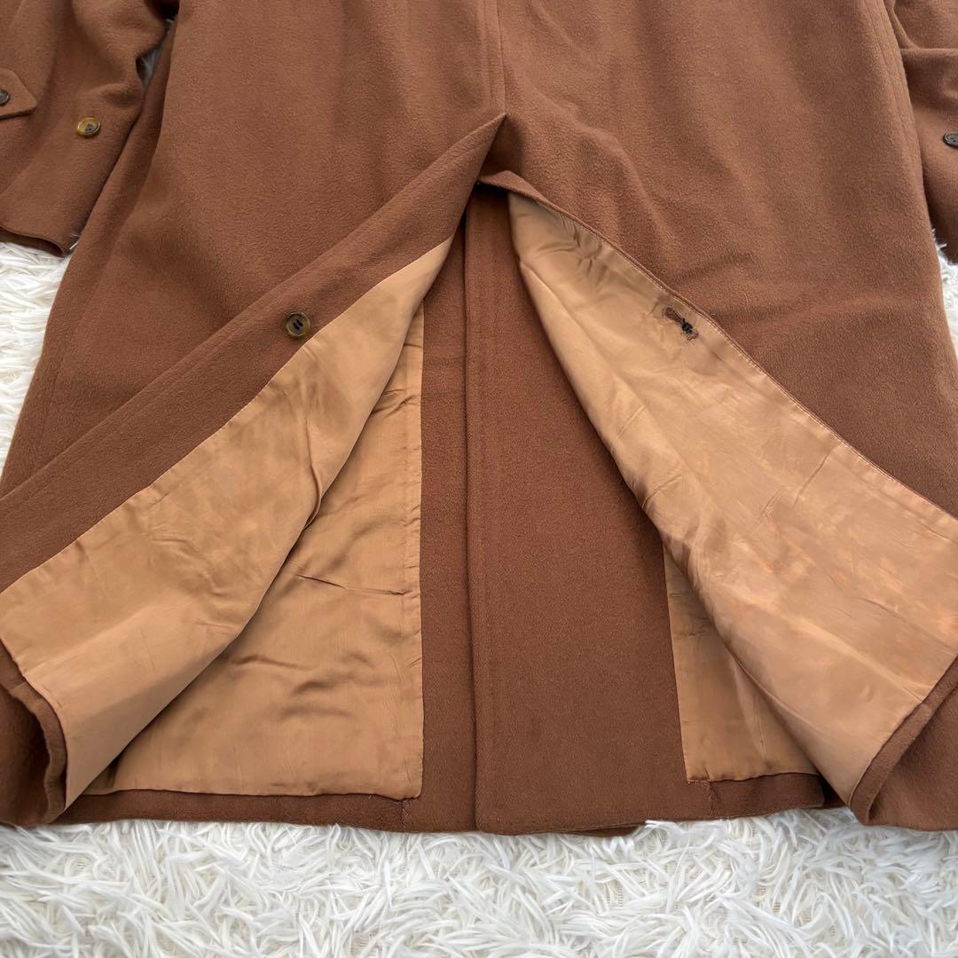 Burberrysバーバリー カシミヤ100ステンカラー コートメンズL相当
