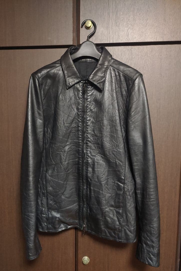 attack the mind 7 シングルライダースジャケット 黒 size2