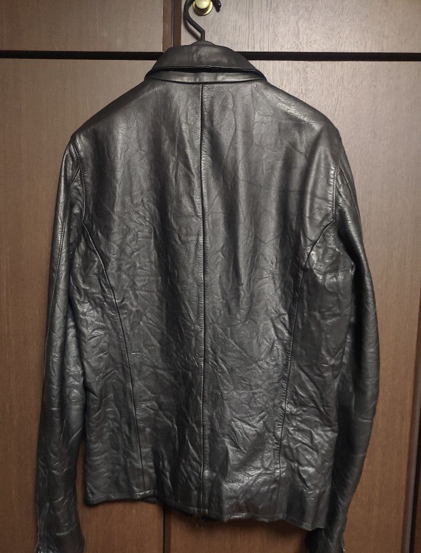 attack the mind 7 シングルライダースジャケット 黒 size2