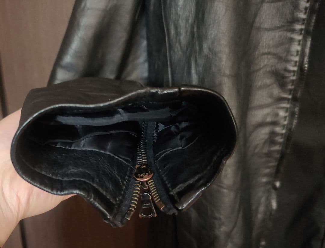 attack the mind 7 シングルライダースジャケット 黒 size2