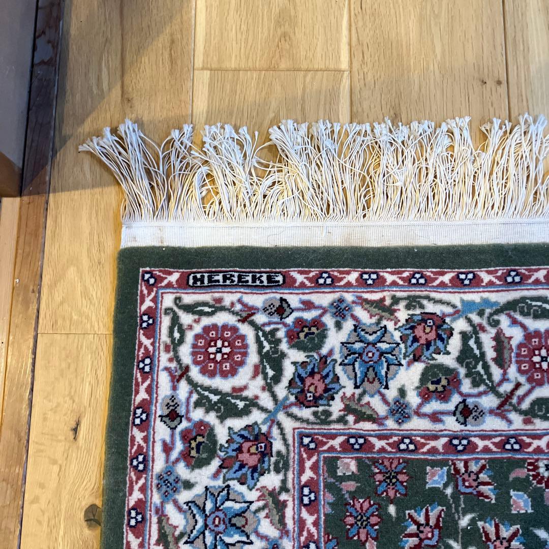 今では入手不可！ヘレケ HEREKE トルコ有名シュメルバンク工房 絨毯
