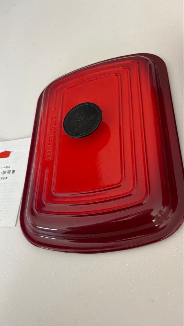 新品未使用 ルクルーゼ ココット29cm 赤