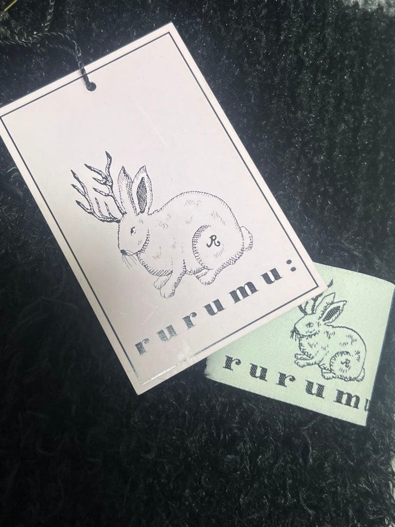 rurumu: 縷縷夢兎 2019 ss collection 黒 マフラー