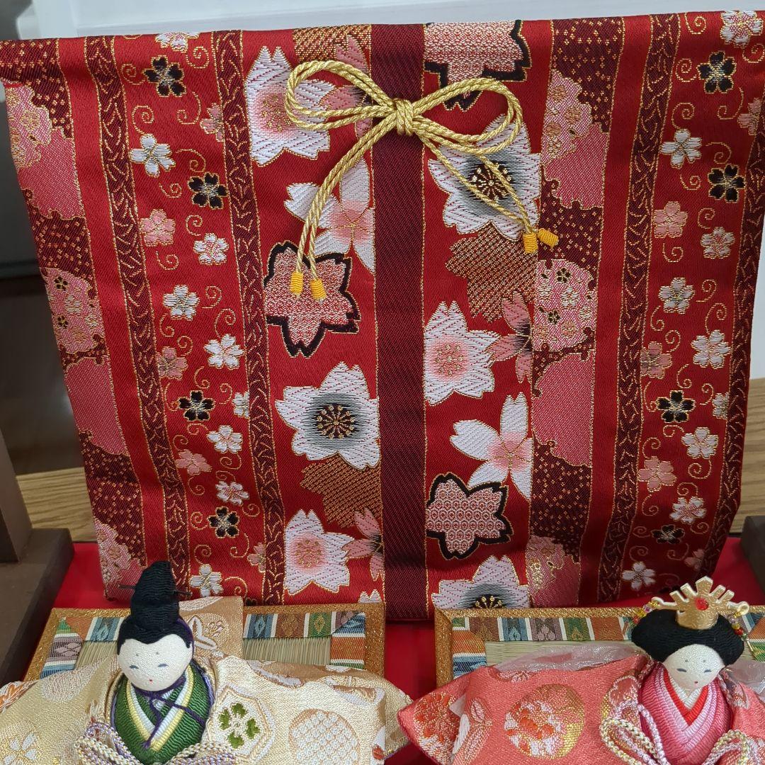 極美品★龍虎堂雛人形　ちりめん細工雛人形リュウコドウ花玉段雛壇飾り